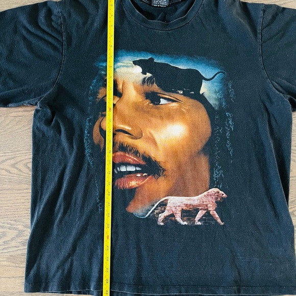 Vintage Bob Marley Lion Rap Tee Double Sided XL Heavy Metal Tag Great Fade - Picture 6 of 7